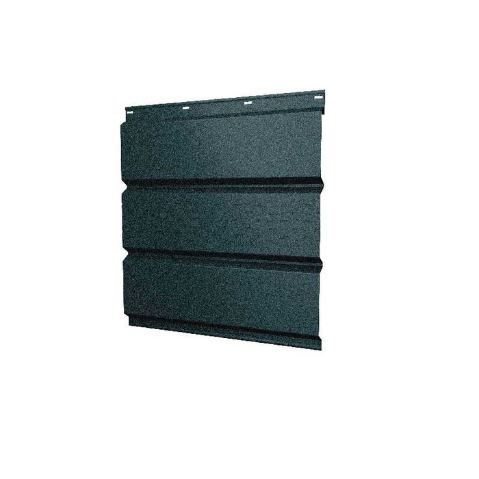 Софит металлический центральная перфорация 0,5 Satin с пленкой RAL7016 антрацитово-серый - фото №1